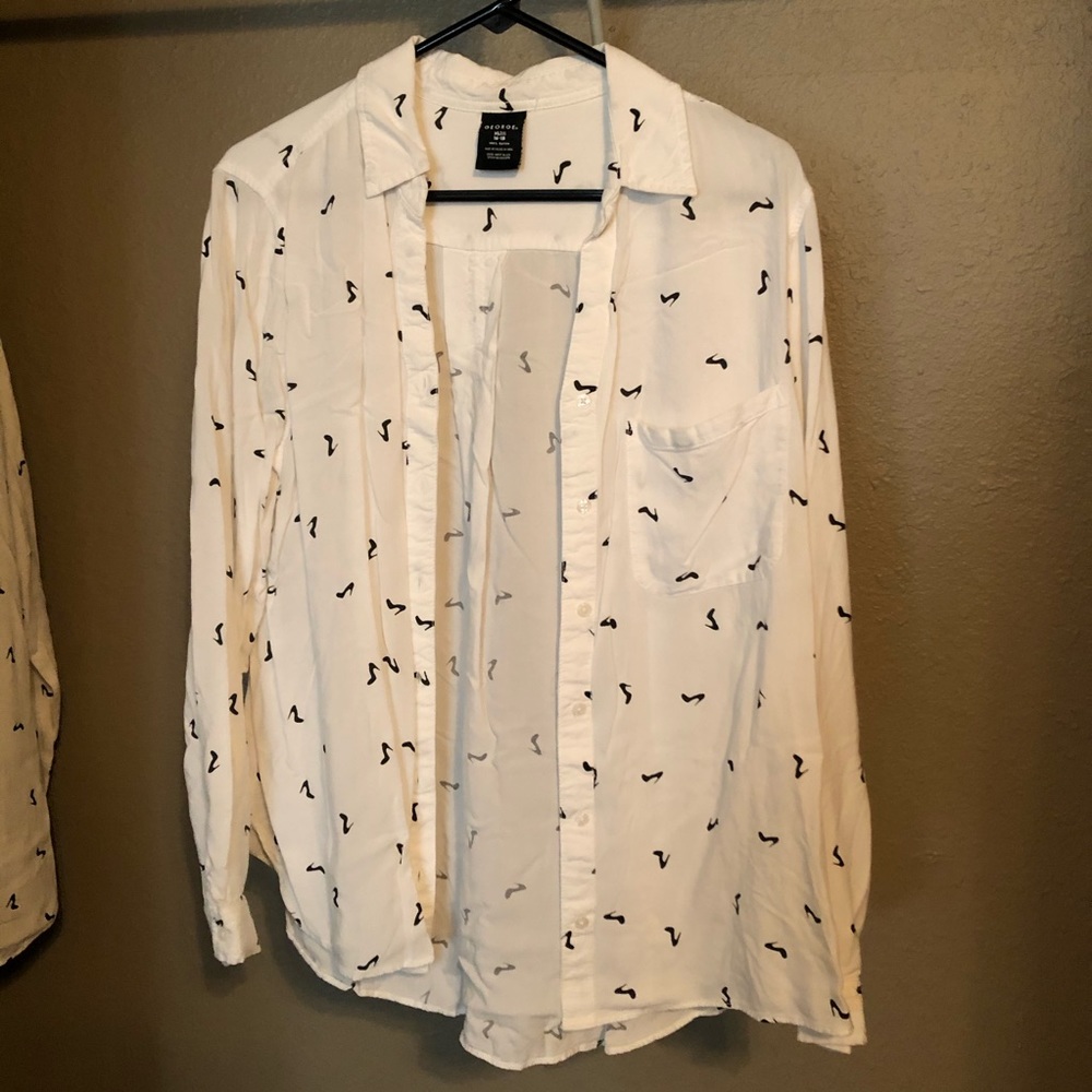 Shoes long sleeve top